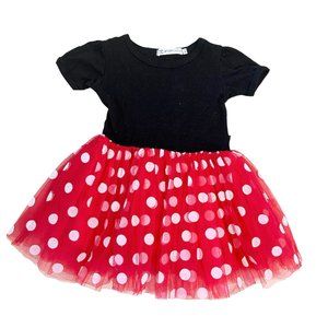 IBTom Castle Baby Girl Minnie Dress Size 18-24 Months, Pre-Owned